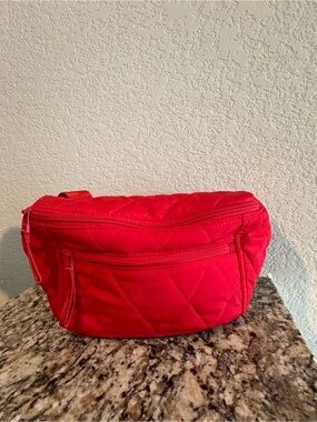 Vera Bradley Quilted Red Crossbody Waist Bag